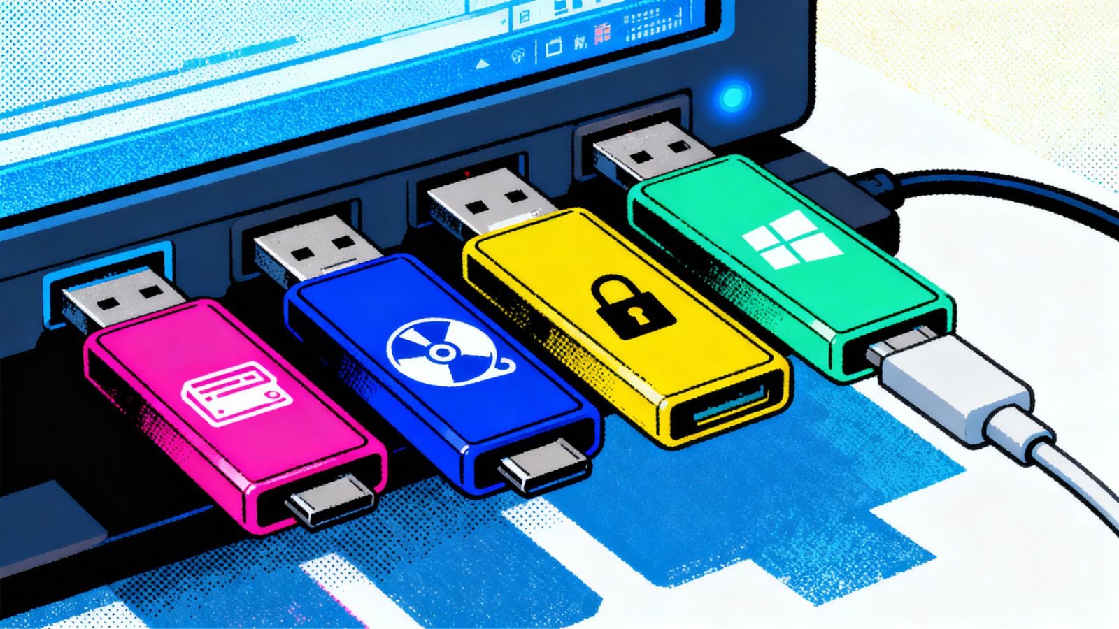 USB, iconos con sentido - SCPC Live